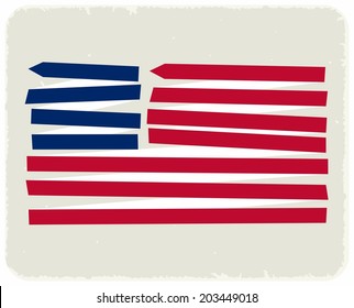 4th of July illustration