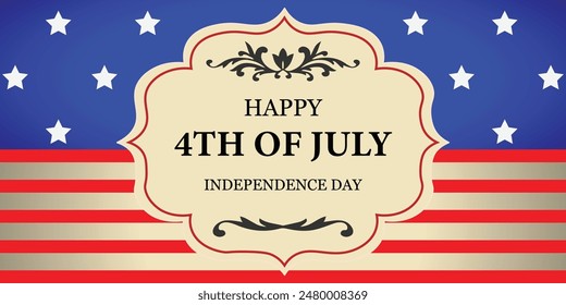 4th of july.Art and Illustration .Independence Day .freedom .greeting cards .for website .us flag.element .