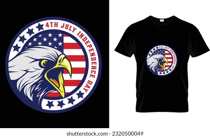 4th July independence day 2023 t-shirt Template