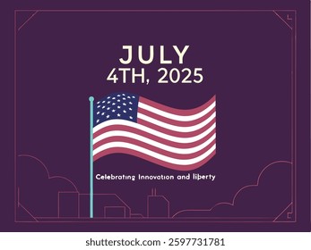 4th of July Independence Day 2025 T-Shirt Design