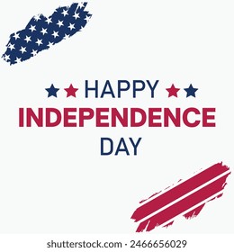 4th July independence day of America vector design. Eps file.