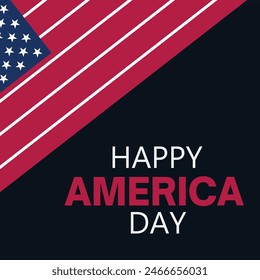 4th July independence day of America vector design. Eps file.