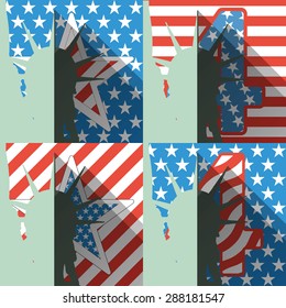 4th of July. Independence Day, America, USA