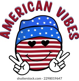 4th of July, Independence Day. American Vibes