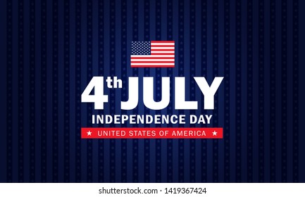 4th of July Independence day background. Perfect for invitations or announcements.