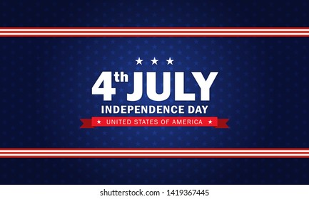 4th of July Independence day background. Perfect for invitations or announcements.