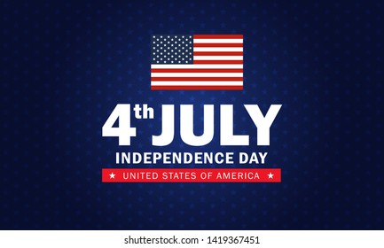 4th of July Independence day background. Perfect for invitations or announcements.