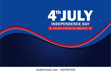 4th of July Independence day background. Perfect for invitations or announcements.