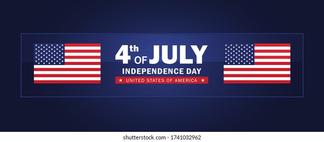 4th of July Independence day background. Perfect for invitations or announcements.