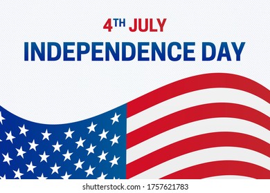 4th July Independence Day Background Illustration