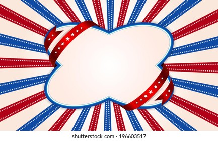 4th of July independence day background, July 4th, Memorial Day, Independence day, Easy to edit. Perfect for invitations or announcements.