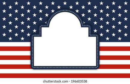 4th of July independence day background, July 4th, Memorial Day, Independence day, Easy to edit. Perfect for invitations or announcements.