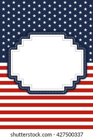 4th of July independence day background, Easy to edit. Perfect for invitations or announcements.