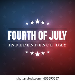 4th of July - Independence Day background design - Greeting Card