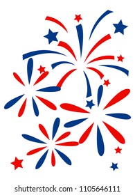 4th of July, Independence Day Banner background, Vector illustration.