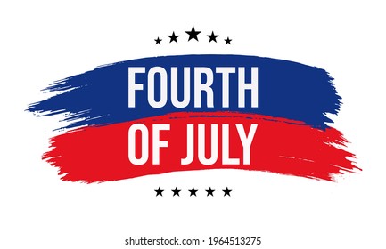 4th of July - Independence Day banner background. Vector illustration.