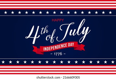 4th of July Independence Day banner background