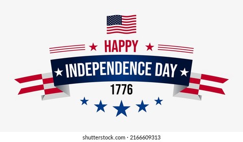 4th of July Independence Day banner background