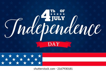 4th of July Independence Day banner background