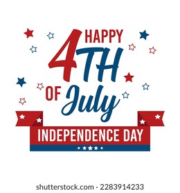 4th of July Independence Day Banner 