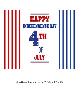 4th of July Independence Day Banner 