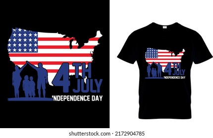 4TH JULY INDEPENDENCE DAY CUSTOM T-SHIRT.