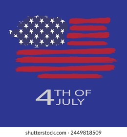 4th of july independence day .element .Blue .Collector .United States of America 
