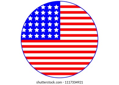 4th of July, Independence Day flag