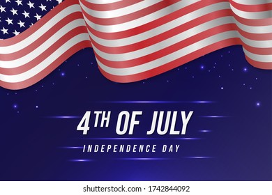 4th of July Independence Day Greeting Card