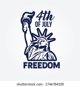 4th of july independence day illustrator