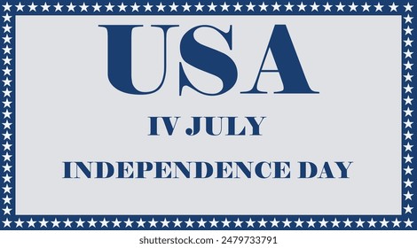 Afiche del 4 de julio del Día de la Independencia, Anuncio, volante, fondo, Plantilla, con saludo, bandera de Estados Unidos ondeando cinta, decoración de banderines y Lugares famosos estadounidenses famosos en el fondo.