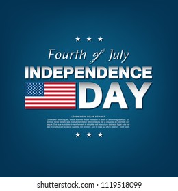 4th of july independence day simple background