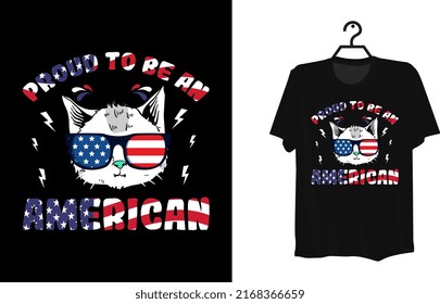 4th of July Independence day t-shirt design premium vector