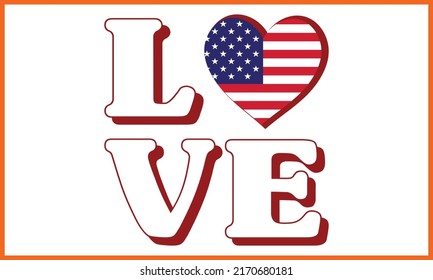 4th of July Independence Day T-shirt Design.