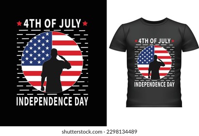 4th July Independence day T-shirt Design