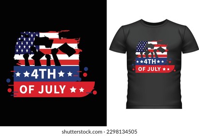 4th July Independence day T-shirt Design