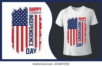 4th of July Independence Day T-shirt Design. Custome T-shirt Design.