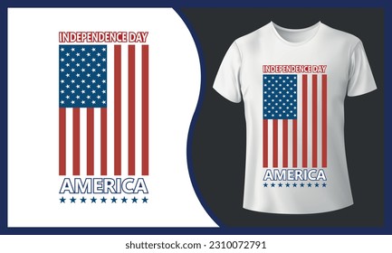 4th of July Independence Day T-shirt Design. Custome T-shirt Design.