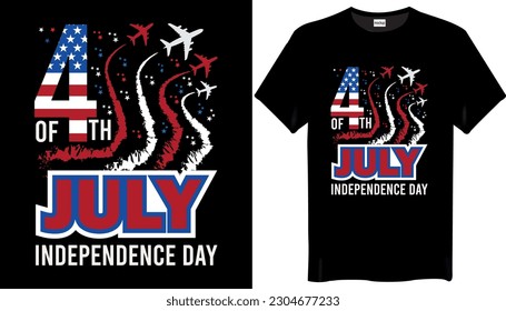 4th Of July Independence Day T-Shirts Design- USA Flag, graphic typography t-shirt design-USA Independence day t-shirt design
