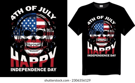 4th Of July Independence Day T-Shirts Design- USA Flag, graphic typography t-shirt design-USA Independence day t-shirt design
