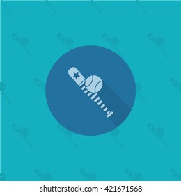 4th of July, Independence Day of the United States, Simple Flat Icon. Vector