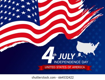 4th of July, Independence Day, United Stated of America, USA.