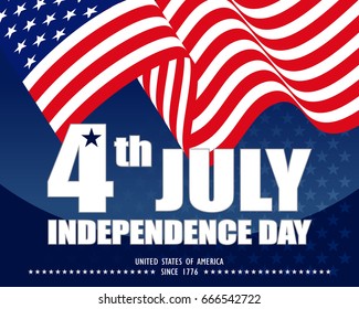 4th of July, Independence Day, United States of America, USA.