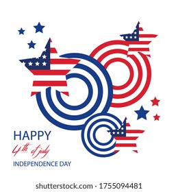 4th of July. Independence Day. USA. Vector banner