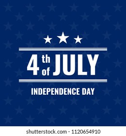 4th of July, Independence Day, vector illustration