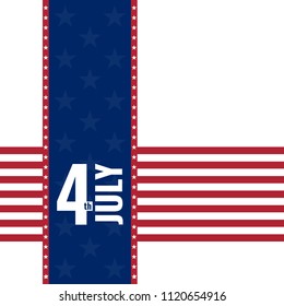4th of July, Independence Day, vector illustration