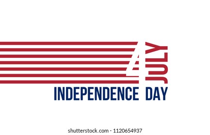 4th of July, Independence Day, vector illustration