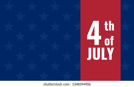 4th of July, Independence Day, vector illustration