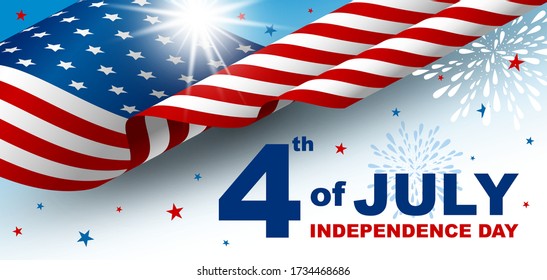 4th of july Independence day vector illustration