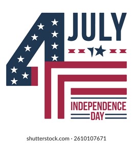 4th of July Independence Day Vector Illustration Design
